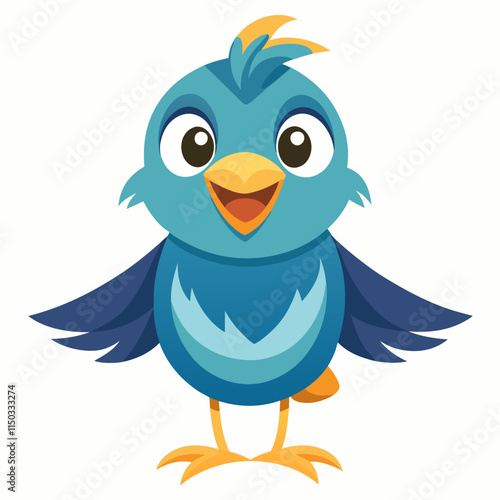 illustration of a cartoon bird