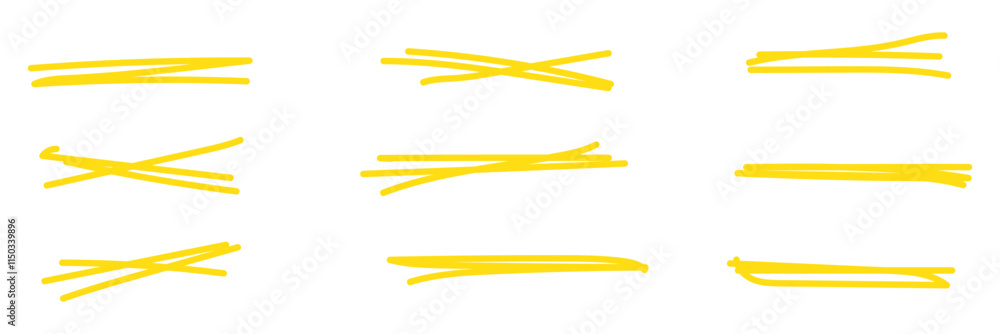 Underline border element. Hand-drawn doodle line icon set. Isolated vintage scribble sketch underline border pen stroke element, pencil grunge decoration. Marker brush grunge style vector illustration Underline border element. Hand-drawn doodle line icon set. Isolated vintage scribble sketch underline border pen stroke element, pencil grunge decoration. Marker brush grunge style vector illustration