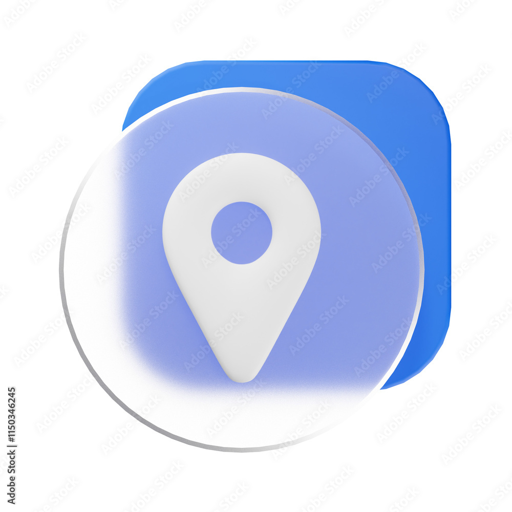 3d location pin icon 3d location pin icon