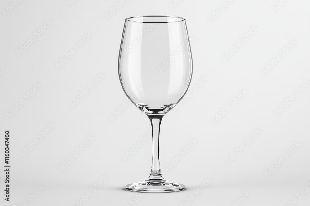 A modern black-and-white shot of a wine glass filled halfway, with light refracting dramatically through the crystal A modern black-and-white shot of a wine glass filled halfway, with light refracting dramatically through the crystal