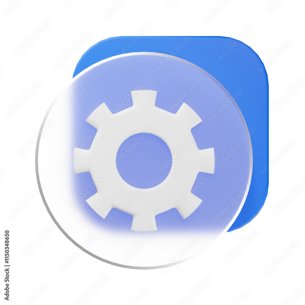 3d setting opetion gear icon 3d setting opetion gear icon