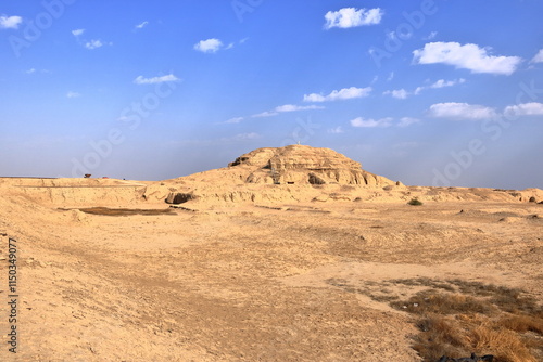 the area of the excavation site in the Ancient City of Uruk, Iraq
