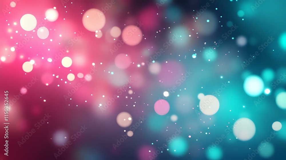 A futuristic abstract background with neon pink and turquoise streaks, glowing geometric shapes and bokeh-inspired scattered dots A futuristic abstract background with neon pink and turquoise streaks, glowing geometric shapes and bokeh-inspired scattered dots