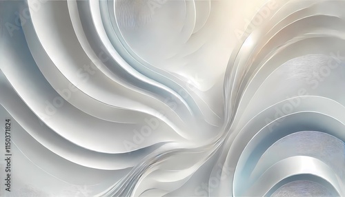 Image with a minimalist, abstract, Very soft dark withe and cian background, bright and luminous shine with elegant tones  Generative AI)