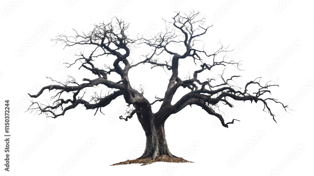 Tree without leaves, transparent background Tree without leaves, transparent background