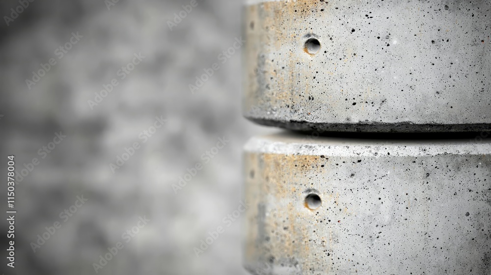 A stack of concrete blocks stacked on top of each other A stack of concrete blocks stacked on top of each other