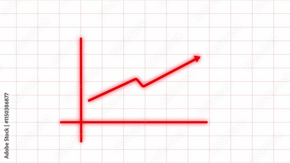 Business growth concept in graph chart showing marketing sales profit increasing to future target . growing business concept illustrations. Business growth concept in graph chart showing marketing sales profit increasing to future target . growing business concept illustrations.