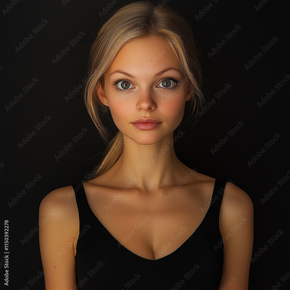 Hyperrealistic Photography Portrait Beautiful Woman Hyperrealistic Photography Portrait Beautiful Woman