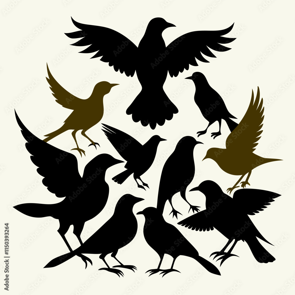 Obraz premium birds on a branch