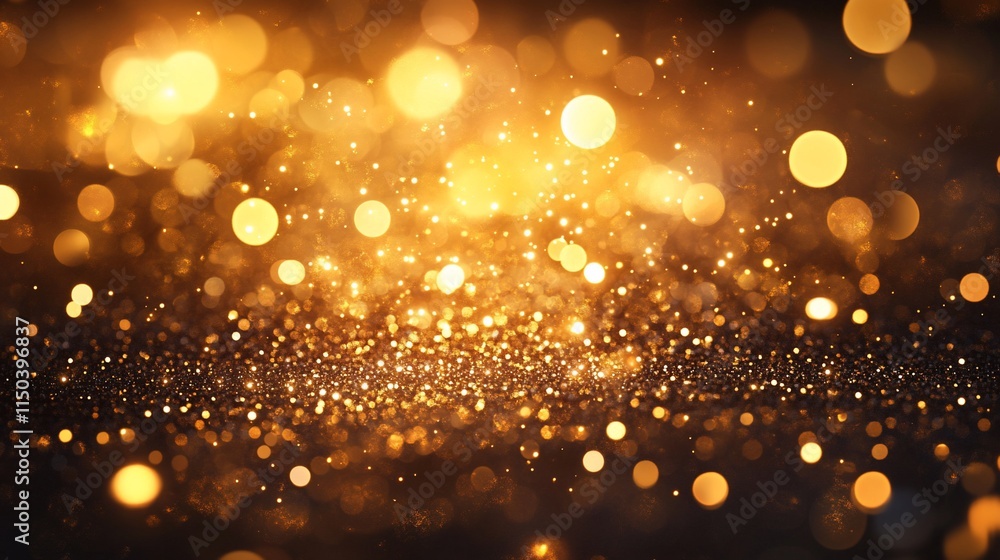 Abstract gold glitter sparkle bokeh light background. Abstract gold glitter sparkle bokeh light background.