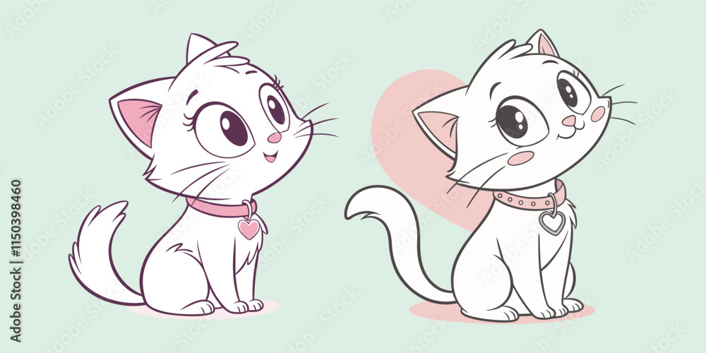 A cute cat vector is a playful, digital illustration of a cat, featuring simple, clean lines and bright, appealing colors, perfect for designs like logos, stickers, or animations. A cute cat vector is a playful, digital illustration of a cat, featuring simple, clean lines and bright, appealing colors, perfect for designs like logos, stickers, or animations.
