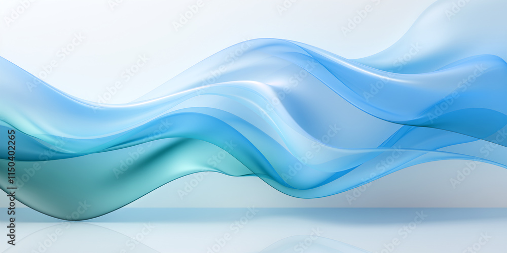 Abstract blue wave Abstract blue wave
