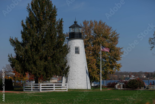 Canvas Print Concord Point Lighthouse in Havre De Grace Maryland