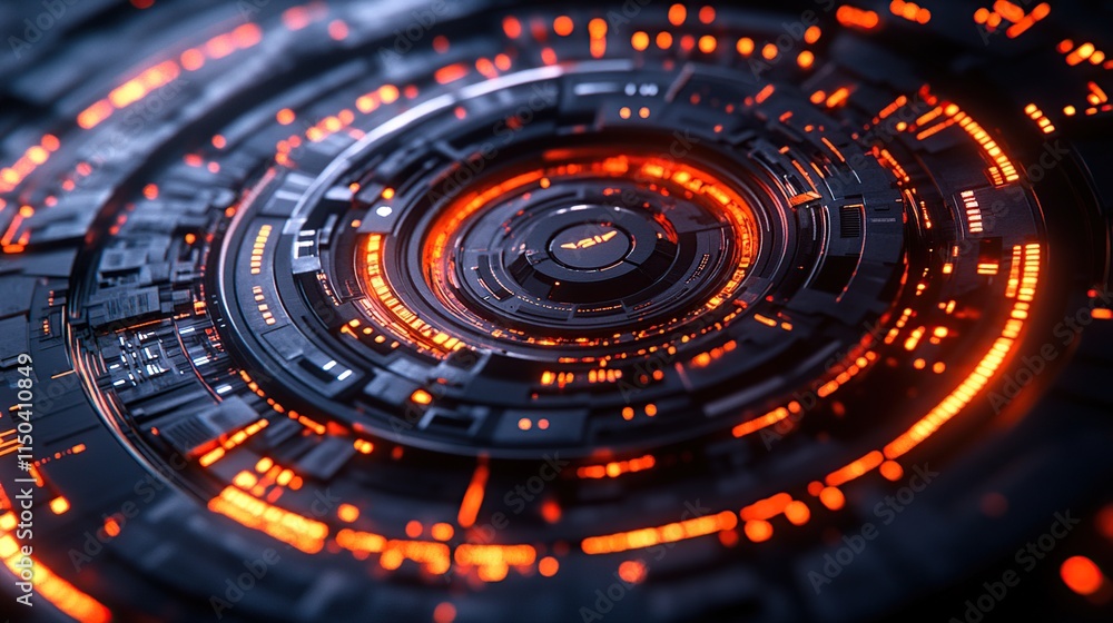 Abstract Futuristic Technology Background Abstract Futuristic Technology Background