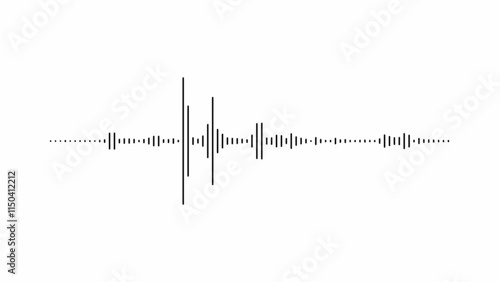 Sound wave rhythm background, technology concept, Sound waves Music equalizer on dark blue background illustrations..