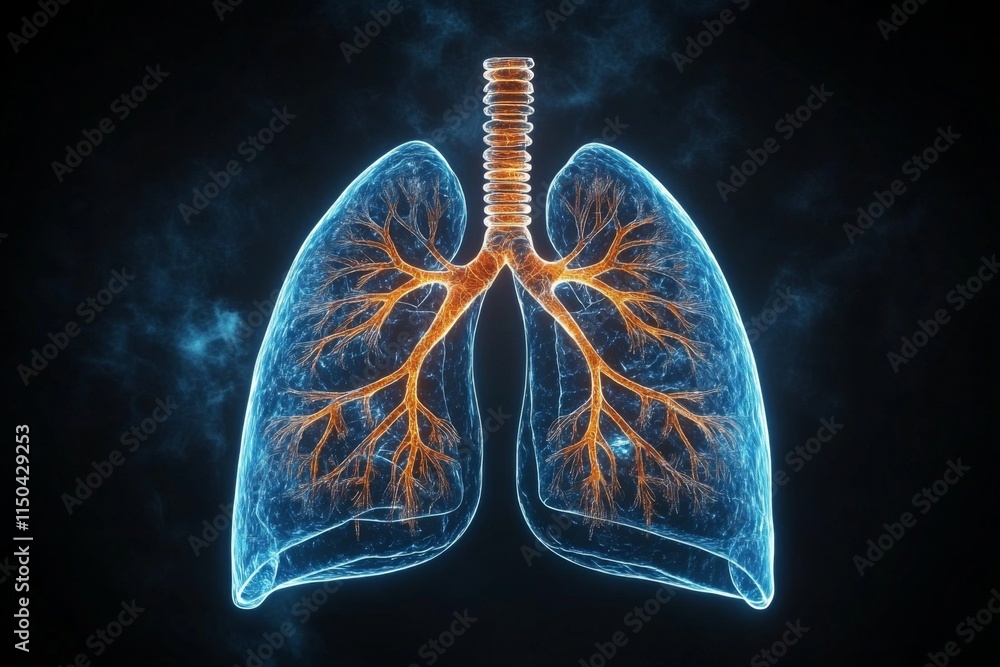 Visualization of Lungs Affected by Chronic Obstructive Disease Generated by Artificial Intelligence with Smoking Influence