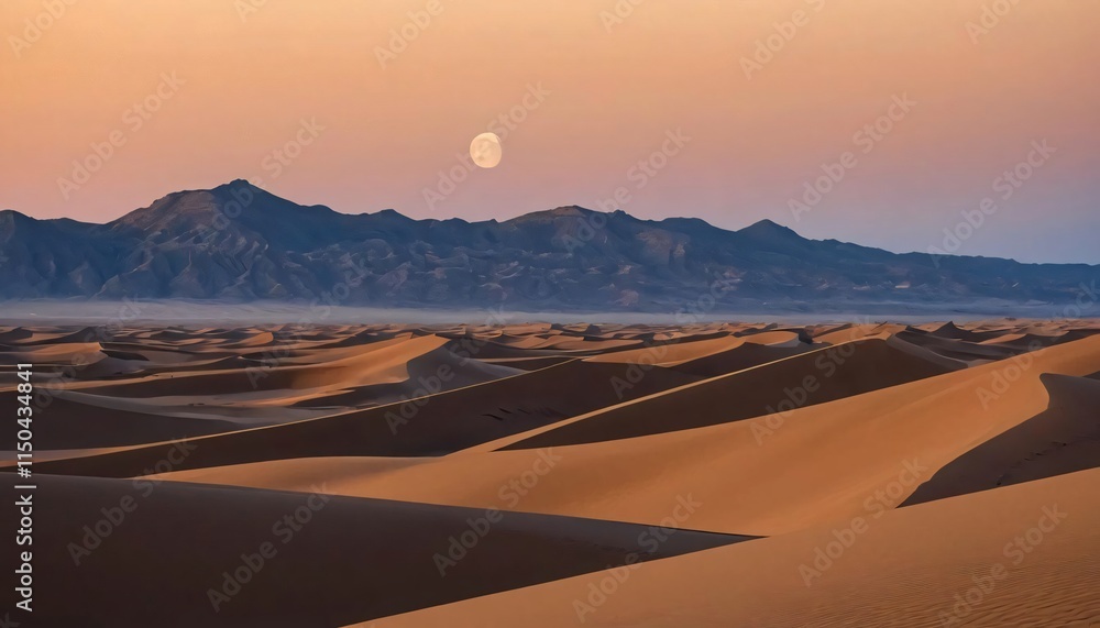 Obraz premium sunrise over the desert