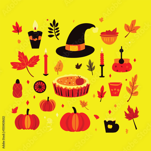Illustration for thanksgiving celebration Vector 