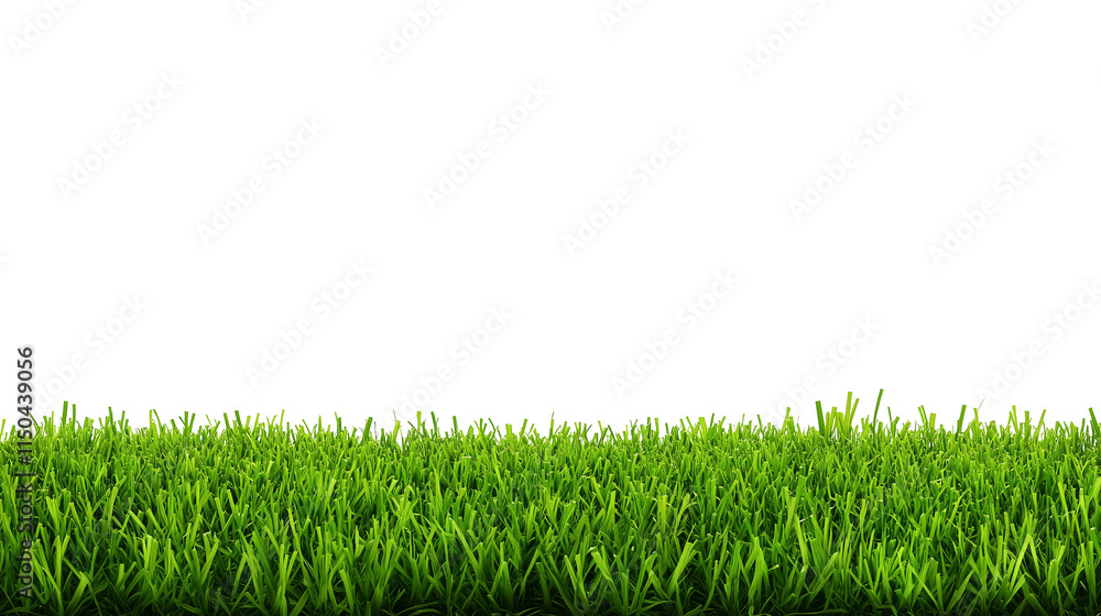 Fresh Green Grass Border on Transparent Background Fresh Green Grass Border on Transparent Background