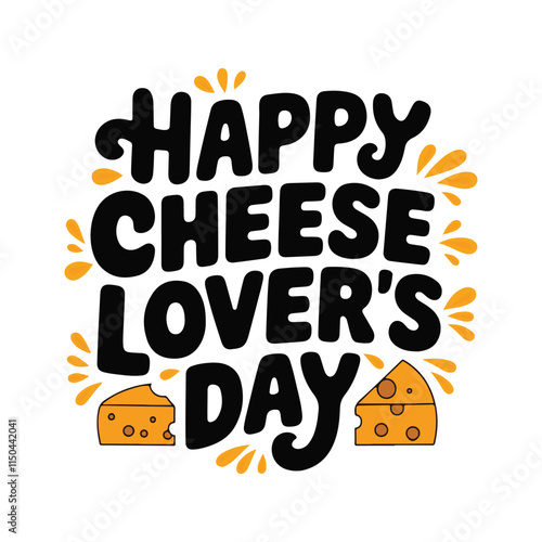 Happy Cheese Lover's Day illustration vector