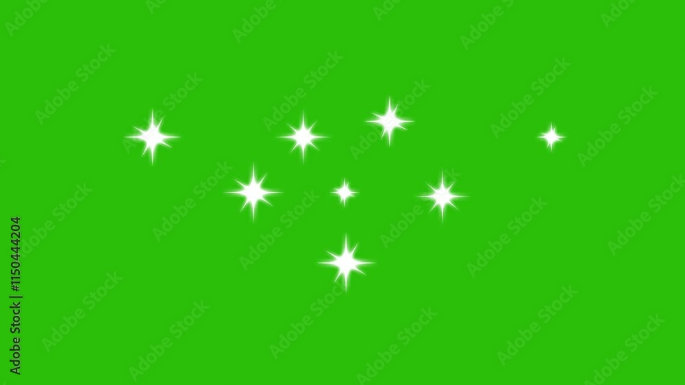 Twinkling stars animation,Blinking retro vector stars and dots, twinkling starry night sky, looping animation template elements.glitter on green background 4k video animation. Twinkling stars animation,Blinking retro vector stars and dots, twinkling starry night sky, looping animation template elements.glitter on green background 4k video animation.