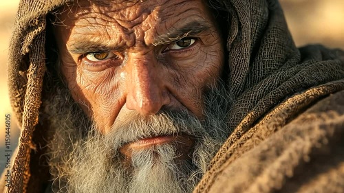 Biblical Patriarch Portrait of Abraham Isaac or Jacob