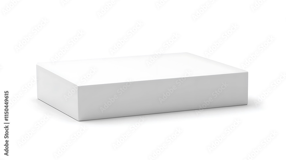 white box isolated on white white box isolated on white