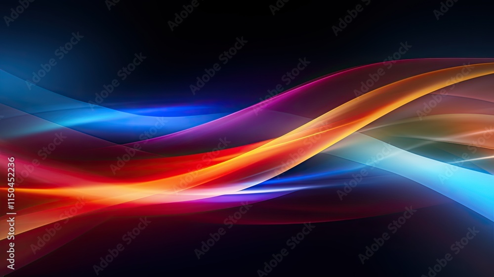 Abstract glowing background with vibrant streaks of light and color Abstract glowing background with vibrant streaks of light and color