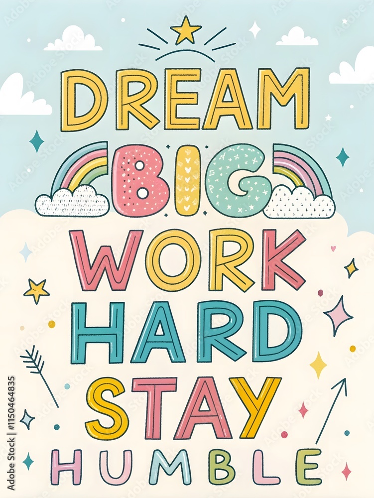 Naklejka premium Create a Strong and Playful Typography Design: Bold and Creative Text Art