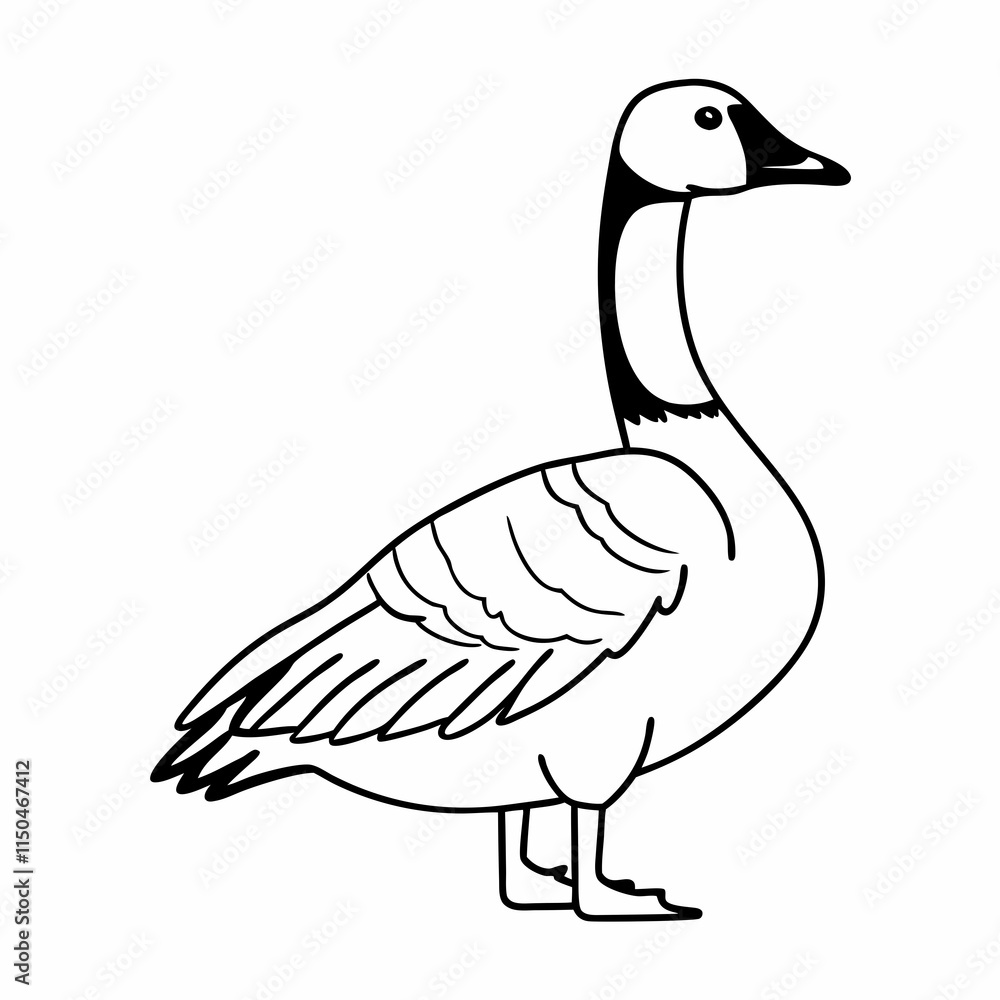 goose isolated goose isolated