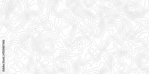 The dynamic digital topo map creative discovery White wave grid stripe line map topography. vector geographic contour mounted map background.	
