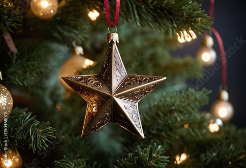 Shimmering star ornaments in gorgeous handmade pieces - Whimsical fantasy style