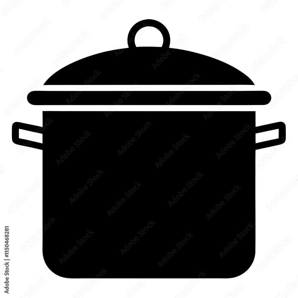 Cooking Pot Silhouette Vector Art Cooking Pot Silhouette Vector Art