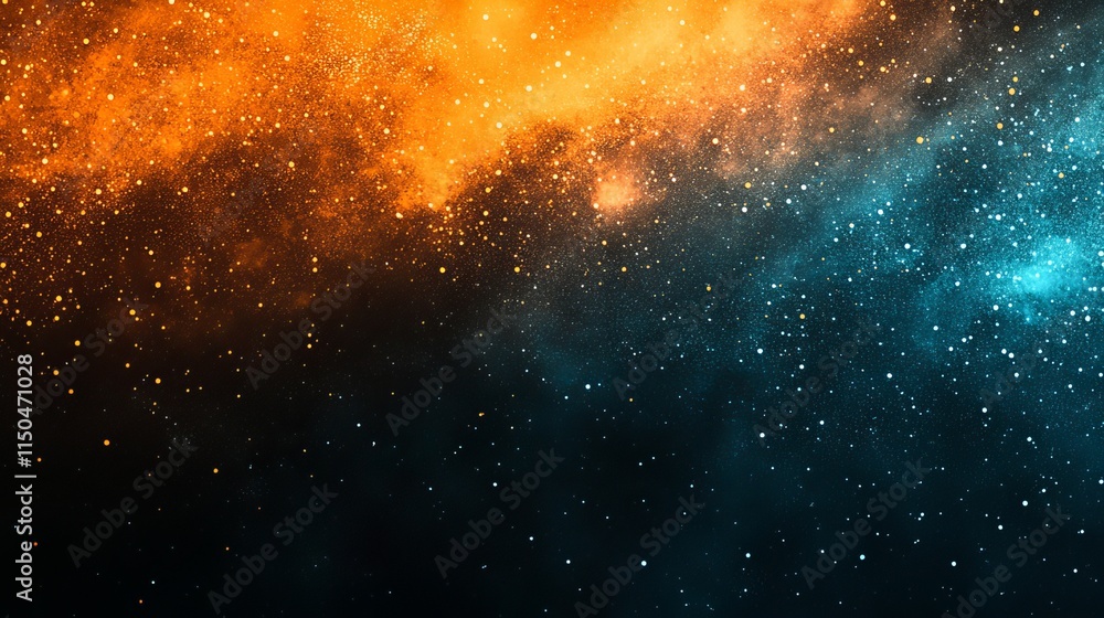 Dark grainy textured web banner poster cover design, teal orange cyan black smooth color gradient background, copy space, Generative AI Dark grainy textured web banner poster cover design, teal orange cyan black smooth color gradient background, copy space, Generative AI