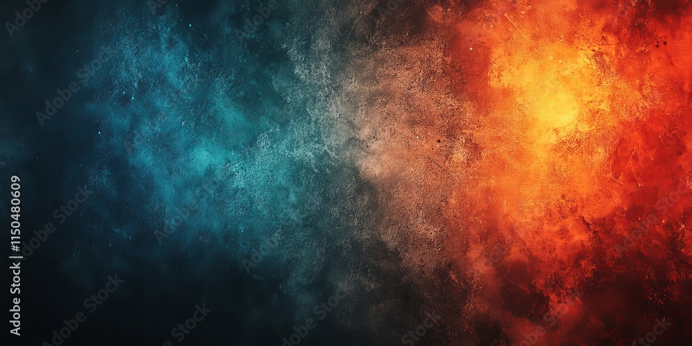 Dark grainy gradient background green orange abstract glowing colors on black backdrop noise texture banner poster header design, Generative AI Dark grainy gradient background green orange abstract glowing colors on black backdrop noise texture banner poster header design, Generative AI