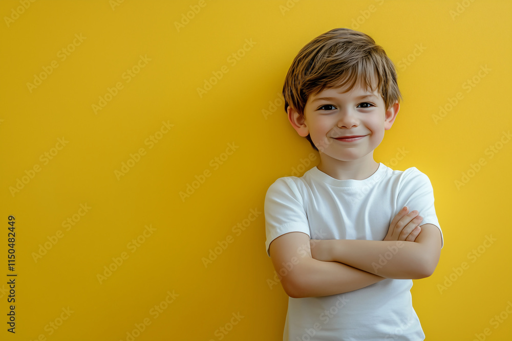 Little boy over isolated colorful background Little boy over isolated colorful background