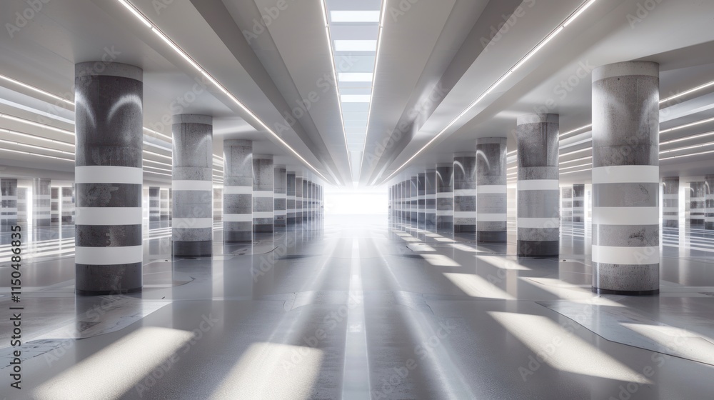 Modern Architectural Design: A Futuristic Parking Garage Modern Architectural Design: A Futuristic Parking Garage