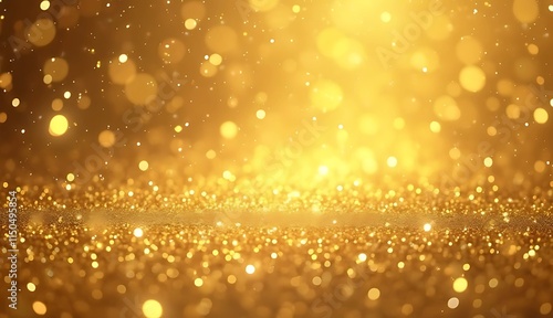 golden christmas lights