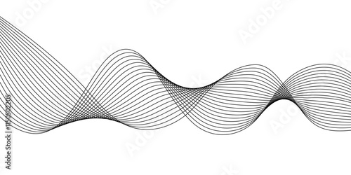 Abstract wave element for design. Digital frequency track equalizer,abstract background with business lines.