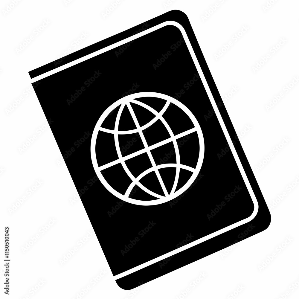 Passport Silhouette Vector Art Passport Silhouette Vector Art