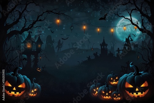 halloween pumpkin background photo