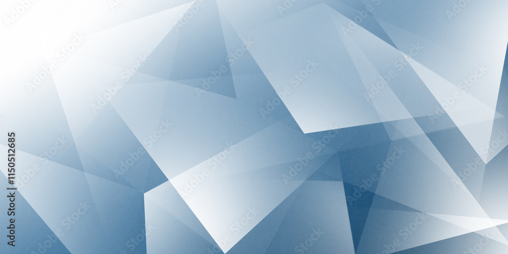 Fototapeta premium Abstract modern blue polygon shape background 