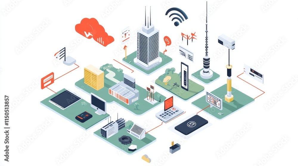 Includes mobile networks (4G, 5G) that support mobile phones, tablets, and IoT devices Includes mobile networks (4G, 5G) that support mobile phones, tablets, and IoT devices