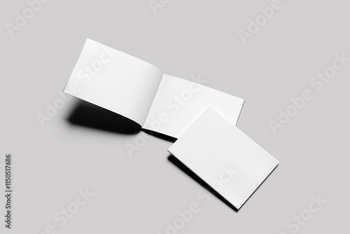 Blank a4 landscape white