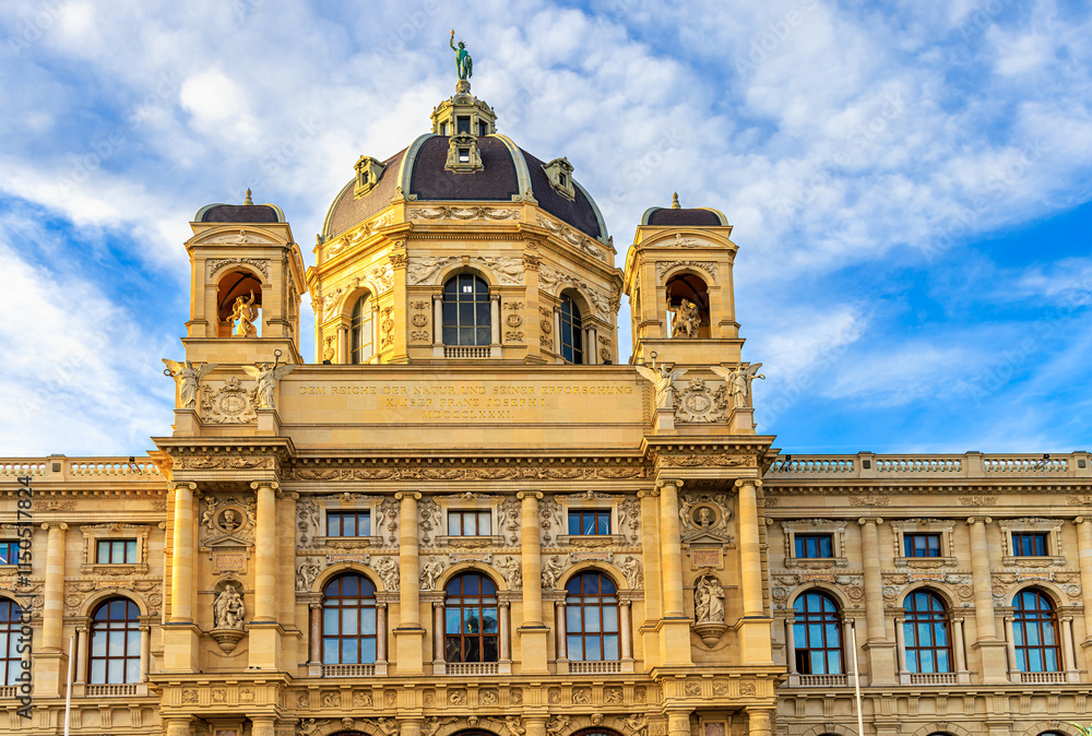 Obraz premium Wien, Austria, The Natural History Museum in Vienna.