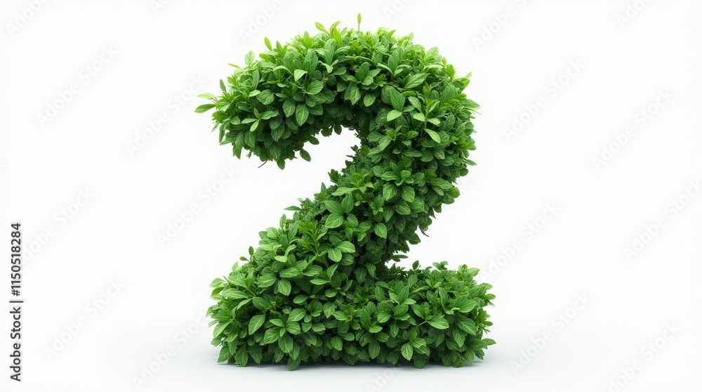 Photorealistic Lush Green Topiary Element Photorealistic Lush Green Topiary Element