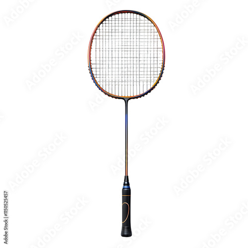 badminton isolated,Badminton Racket and Shuttlecock Isolated on White Background - A Minimalist and Professional Scene Perfect for Sports, Recreation, and Fitness-Themed Visuals