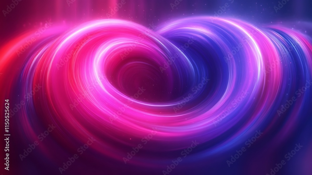 Abstract Pink And Blue Swirling Light Energy Vortex Abstract Pink And Blue Swirling Light Energy Vortex