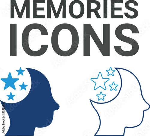 Memories icons. Contains friends, groups of friends, socialize, friendly, cheers, trust, support,t, and best friends icons. Solid icon collection. Vector illustration.