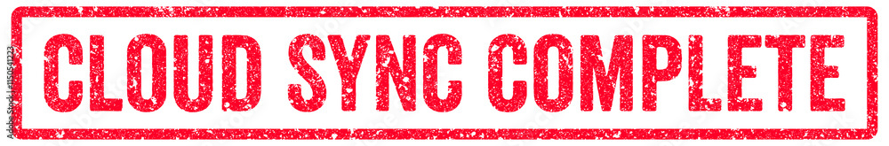 Cloud Sync Complete Stamp Transparent Seal, Red Grunge Cloud Sync Complete Word Rubber Stamp Seal Cloud Sync Complete Stamp Transparent Seal, Red Grunge Cloud Sync Complete Word Rubber Stamp Seal